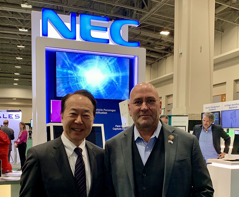 Shin Takahashi, Chairman of the Board and Head of Government Relations, NEC Corporation of America, US with Congressman Clay HIggins, representing the 3rd District of Louisiana